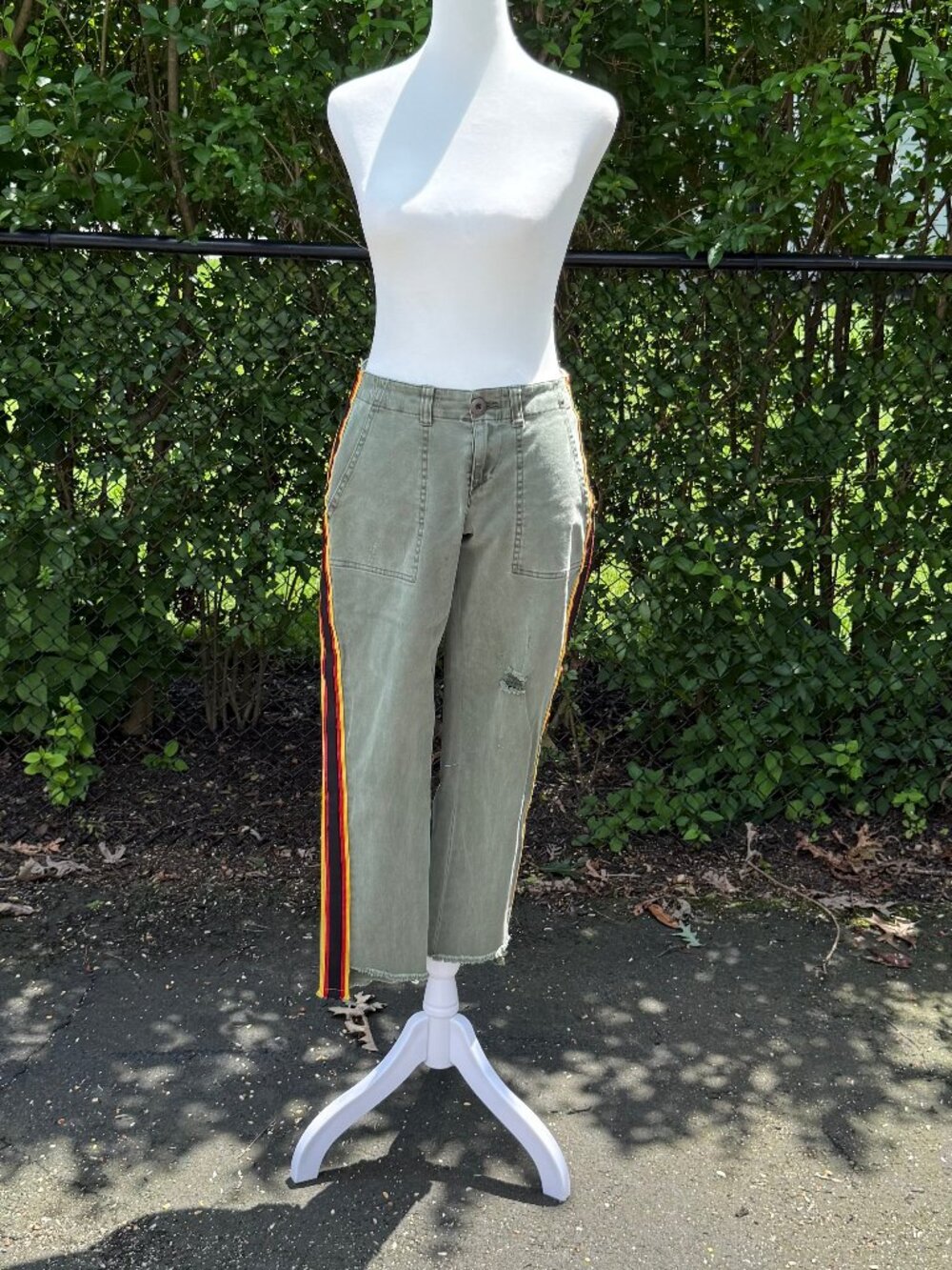 Pam & Gela Olive Utility Pants